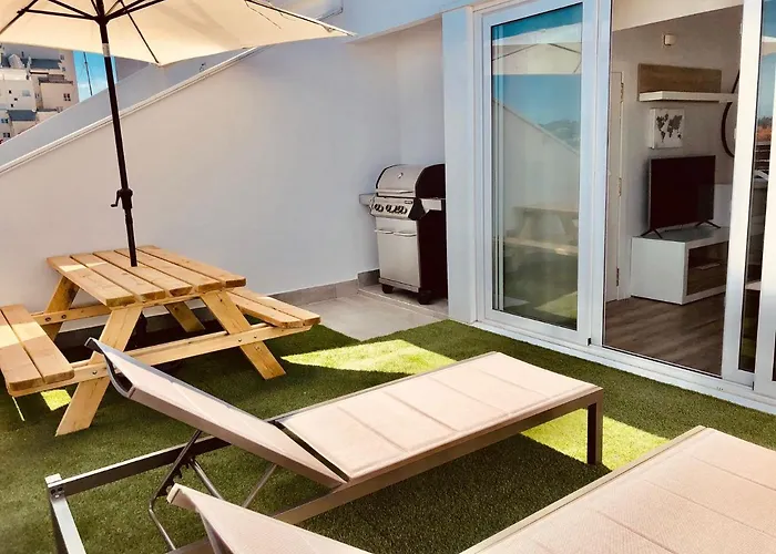 Apartamento Apartamento Con Terraza, Barbacoa Y Vistas Al Mar *