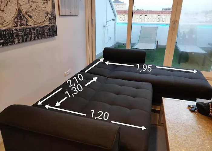 Apartamento Con Terraza, Barbacoa Y Vistas Al Mar Apartamento *